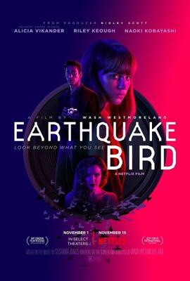 Предвестник землетрясения (Earthquake Bird) 2019 года смотреть онлайн бесплатно в отличном качестве. Постер