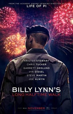 Долгий путь Билли Линна в перерыве футбольного матча (Billy Lynn's Long Halftime Walk) 2017 года смотреть онлайн бесплатно в отличном качестве. Постер