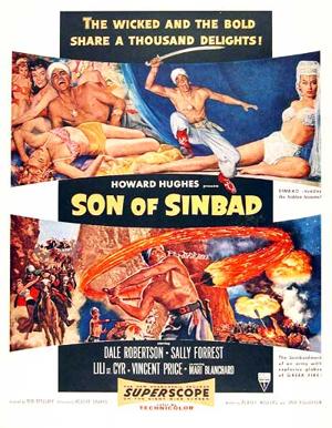 Сын Синдбада (Son of Sinbad) 1955 года смотреть онлайн бесплатно в отличном качестве. Постер