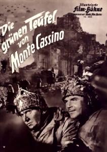 Зелёные дьяволы Монте-Кассино (Die grünen Teufel von Monte Cassino) 1958 года смотреть онлайн бесплатно в отличном качестве. Постер