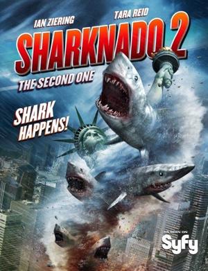 Акулий торнадо 2 (Sharknado 2: The Second One)  года смотреть онлайн бесплатно в отличном качестве. Постер