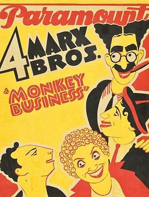 Обезьяньи проделки (Monkey Business) 1931 года смотреть онлайн бесплатно в отличном качестве. Постер