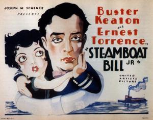 Пароходный Билл (Steamboat Bill, Jr.) 1928 года смотреть онлайн бесплатно в отличном качестве. Постер