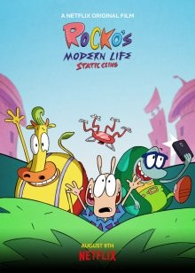 Новая жизнь Рокко: Залипание / Кенгуренок Рокко: Статическое прилипание (Rocko's Modern Life: Static Cling) 2019 года смотреть онлайн бесплатно в отличном качестве. Постер