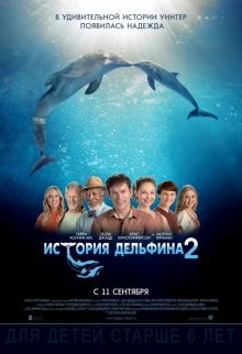 История дельфина 2 (Dolphin Tale 2) 2014 года смотреть онлайн бесплатно в отличном качестве. Постер