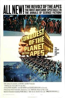 Завоевание планеты обезьян (Conquest of the Planet of the Apes) 1972 года смотреть онлайн бесплатно в отличном качестве. Постер