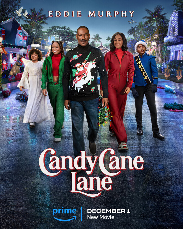 Конфетный переулок / Candy Cane Lane (2023) смотреть онлайн бесплатно в отличном качестве