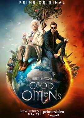 Благие знамения (Good Omens) 2019 года смотреть онлайн бесплатно в отличном качестве. Постер