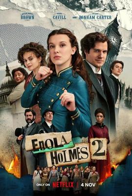 Энола Холмс 2 (Enola Holmes 2) 2022 года смотреть онлайн бесплатно в отличном качестве. Постер