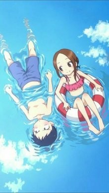 Озорная Такаги: Водные горки [OVA] / Karakai Jouzu no Takagi-san: Water Slide (2018) смотреть онлайн бесплатно в отличном качестве